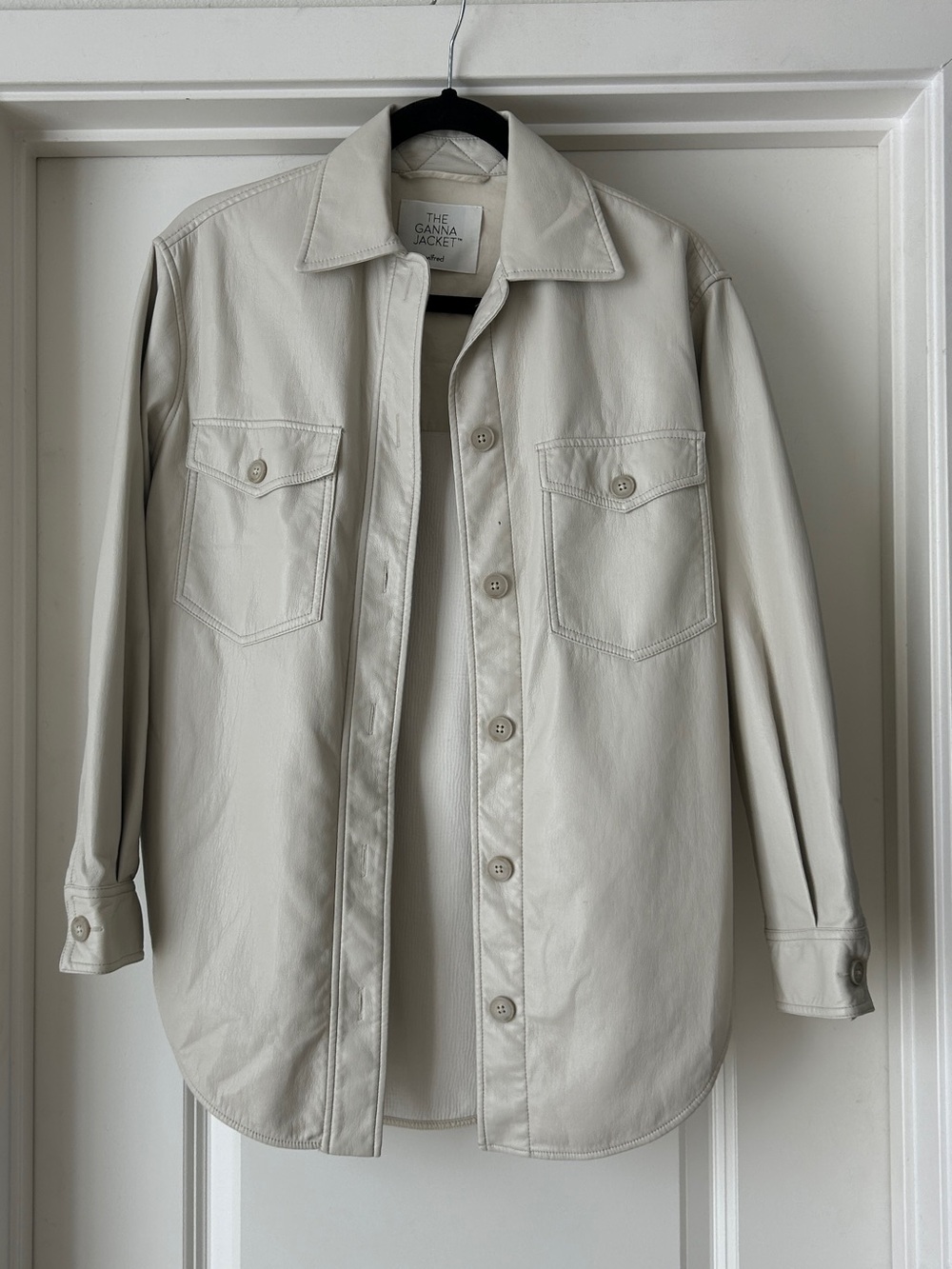 Aritzia - Wilfred Ganna Leather Shirt Jacket